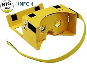 LARGER VERSION -Virtual Reality Kit- Google Cardboard@ 45mm Focal Length Virtual Reality Google