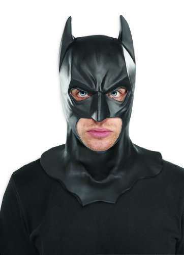 Batman The Dark Knight Rises Full Batman Mask, Black, One Size
