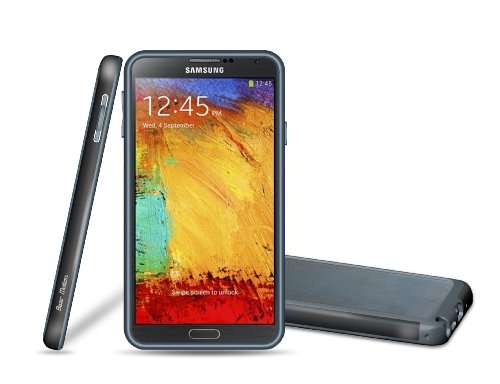 Bear Motion for Galaxy Note 3 - Premium Bumper Ring Case for Samsung Galaxy Note 3 Note III (Black)