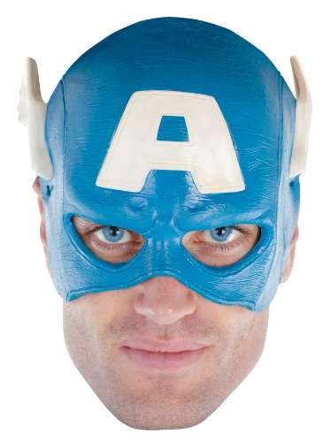 Captain America Vinyl Adult ? Mask - One-Size