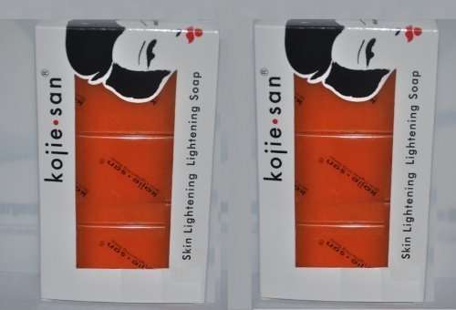 KOJIE SAN SKIN LIGHTENING SOAP, 6-PACK (6X65GRAMS) by Bevi Elements