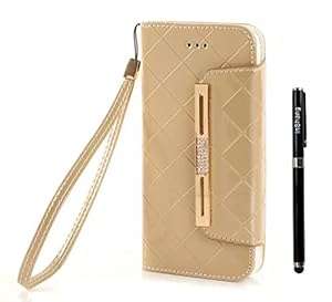 Apple iPhone 6 Case 4.7 inch inShang Handbag Style Case Pouch Stand Case Cover for (diamond gold)
