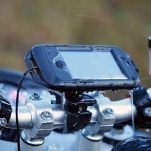 Ultimate Addons Pro Motorcycle Bike Mount Kit with Hard Wire Powered Battery Charger Cable and Tough