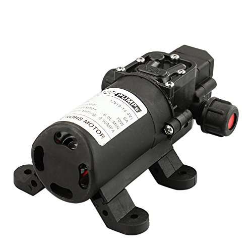 HQMaster Diaphragm Pump 12V DC 6L/Min 70W Car High Pressure Water Automatic Switch Self Priming