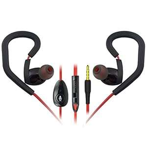Sound Intone K6 2015 New Sport Noise Isolating In-ear Headphones with Microphone Earphones (red)