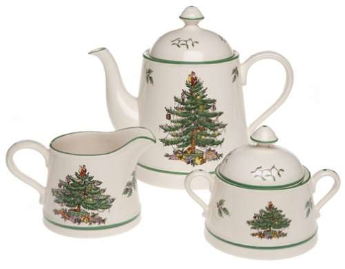 Spode Christmas Tree 3-Piece Tea Set