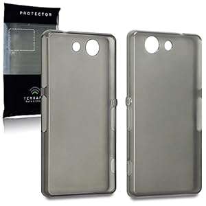 Sony Xperia Z3 Compact Case Terrapin [SLIM FIT] Xperia Z3 Compact Case [Smoke Black] Premium Protect