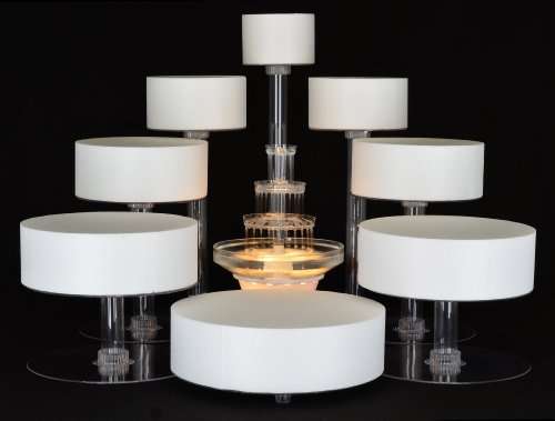 8 Tier Cascade Wedding Cake Stand