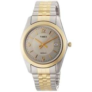 Timex Men's T2N3169J Classic Analog Bi-Metal Case Expansion Band Dress Watch