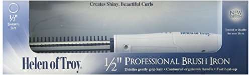 Helen of Troy 1512 Brush Iron, White, 1/2 Inch Barrel