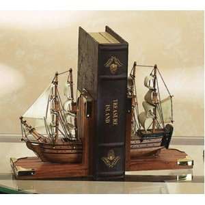 Sailing Ships Nautical Book Ends