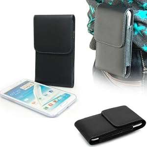 Leather Belt Clip Kickstand Holster Pouch Case for Samsung Galaxy Note 4 N9100