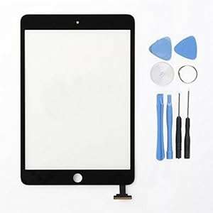 ELENKER Touch Glass Digitizer Screen Replacement for iPad Mini A1432 A1454 A1455 Black