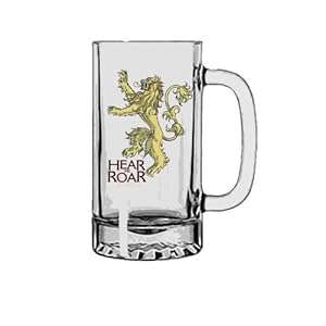 Game of Thrones Lannister beer glass