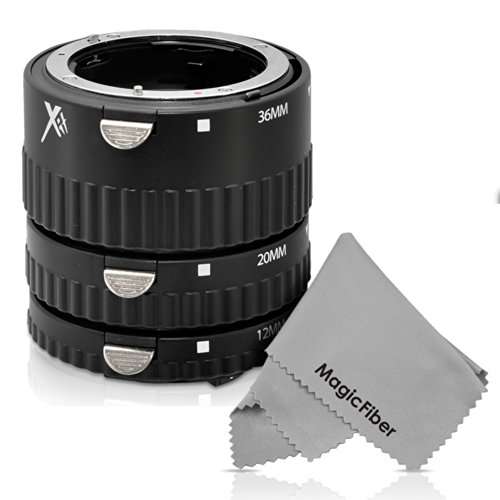 Full Autofocus Macro Extension Tube for Nikon DSLR Cameras - Includes: 12mm, 20mm, 36mm for D5300 D5