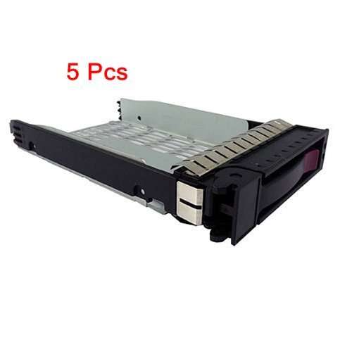 (5 Pack)3.5" SATA SAS Hard Drive Tray Caddy for HP Compaq ProLiant DL160 G5 G5p G6 DL165 G5 DL180 G5