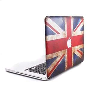 GMYLE (R) UK Flag Protective Decal Vinyl Skin Sticker for Apple MacBook White/ Macbook (UK Flag)