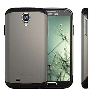 JETech Super Protective Samsung Galaxy S4 Case Slim Ultra Fit for Galaxy S IV Galaxy SIV (Silver)