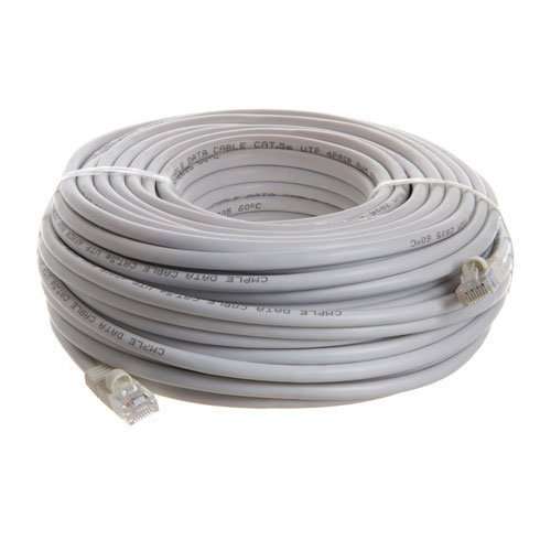 Cat5 RJ45 Patch Ethernet Network Cable (White) (100 Ft)