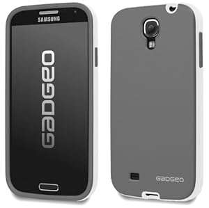 Gadgeo Flexishell Grey and White Samsung Galaxy S4 case cover