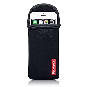 Shocksock - Apple iPhone 6 (4.7 Inch) Neoprene Pouch / Case / Cover / Skin - Black