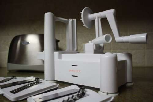 SALE TODAY! Spiralizer Tri-Blade Vegetable Slicer, Strongest-and-Heaviest Guarantee, Lifetime Replac