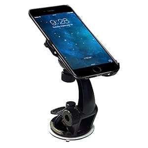 Car Windshield Mount Holder Cradle for Apple iPhone 6 Plus with In Car Charger (iPhone 6 Plus)