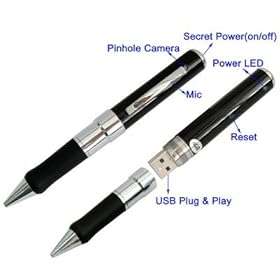 4GB Hidden Colour Spy Pinhole PEN Drive Camcorder USB DVR Cam CCTV Camera & Sound Voice Recording