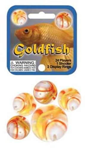 Marbles - Goldfish  (24 Player Marbles & 1 Shooter)