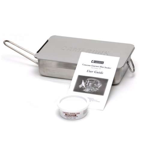 Stovetop Smoker - The Original Camerons Stainless Steel Smoker with Wood Chips - Works over any heat