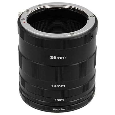 Fotodiox Nikon Macro Extension Tube Kit for Nikon Cameras, Extreme Close-ups