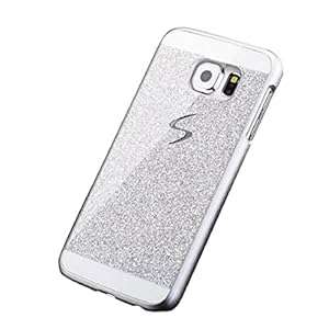 CulaterLuxury Diamond Crystal Rhinestone Case Cover for Samsung Galaxy S6 Edge (Silver)
