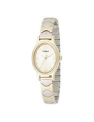 Timex Women's T26301 Elevated Classics Dress Two-Tone Expansion Band Watch