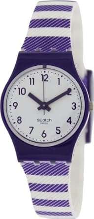 Swatch Purple Tracks Ladies Watch LV116