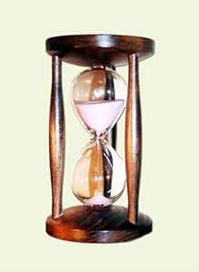 Hourglass model nature dark short 10 min