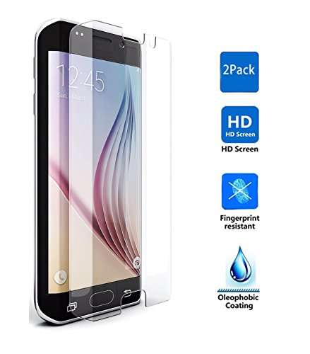 Samsung Galaxy S6 Edge + / plus screen protector, KuGi Ultra-thin (2 Pack) Full Screen Coverage (Edg