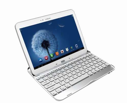 XKTtsueercrr Samsung Galaxy Tab 3 10.1 P5200 Bluetooth Alloy Keyboard Fashion Case for Samsung Galax
