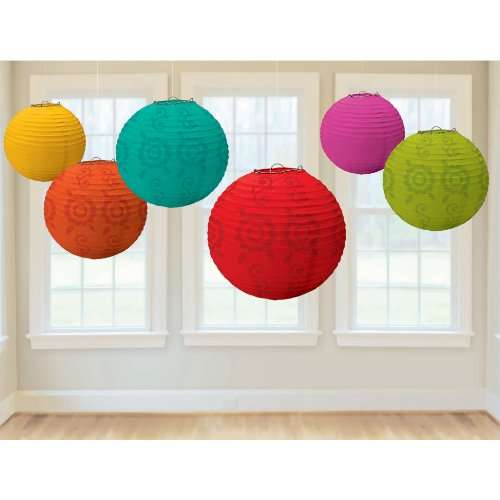 Fiesta Paper Lantern Value Pack Party Accessory