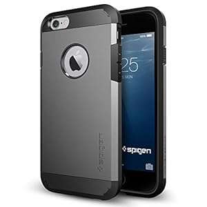 Spigen iPhone 6 Case Tough Armor Series Gunmetal (Heavy Duty)SGP11022