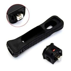 Accmart Motion Plus Adapter Sensor Tracking Attachment for Nintendo Wii Remote Controller Black