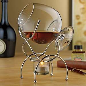 Wine Enthusiast 4-Piece Brandy Warmer Gift Set