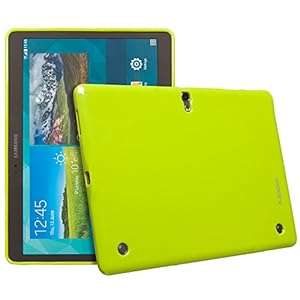 Juppa Samsung Galaxy Tab S 10.5 Inch SM-T800 SM-T805 Ultra Slim Fit TPU Rubber Gel Case C (Green)