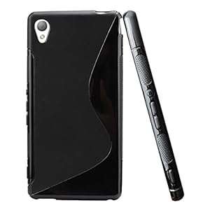 Xperia M4 Aqua Case - SLEO [Exact-Fit] Sony Xperia M4 Aqua Case SLEO [Tactile Se (Black(Opaque))