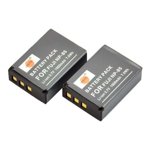 DSTE 2pcs NP-85 Li-ion Battery for for Fujifilm FinePix SL1000 SL240 SL260 SL280 SL300 SL305 Digital