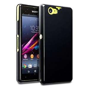 Terrapin - Sony Xperia Z1 Compact TPU Gel/Skin/Jelly Case/Cover (Solid Black)