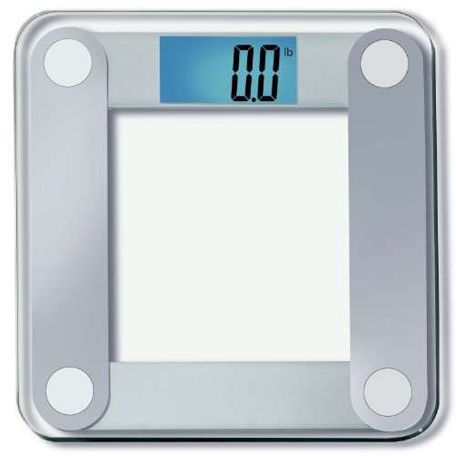 EatSmart Precision Digital Bathroom Scale w/ Extra Large Lighted Display, 400 lb. Capacity and "Step