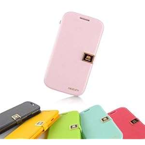 Wallet Leather Case for Samsung Galaxy S3 GT-i9300 -Pink/Mint/Light pink/Black/Green/Yellow