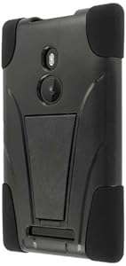 Empire Mpero Collection Tough Armor Kickstand Case for Nokia Lumia 925 - Black