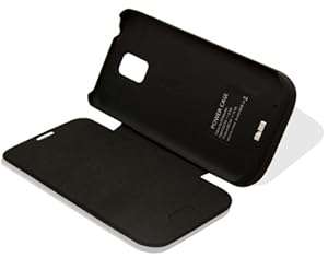 Vanda -Samsung Galaxy S5 i9600 External (4800 mAh) Battery Power Pack Flip Leather Ca