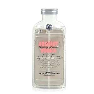 Dealspanks New Creative Personalized Absolut Vodka Bottle TPU Gel Rubber Transparent Prote (Pink)